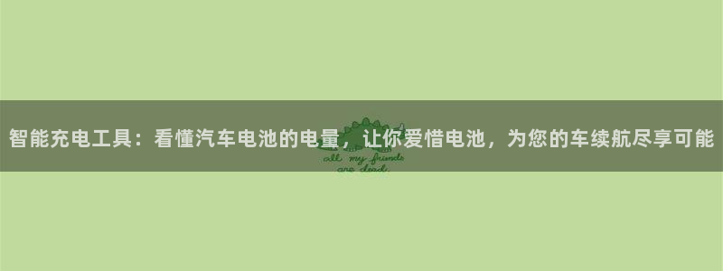 优发国际集团股份有限公司是国企吗：智能充电工具：看懂汽车电池的电量，让你爱惜电池，为您的车续航尽享可能