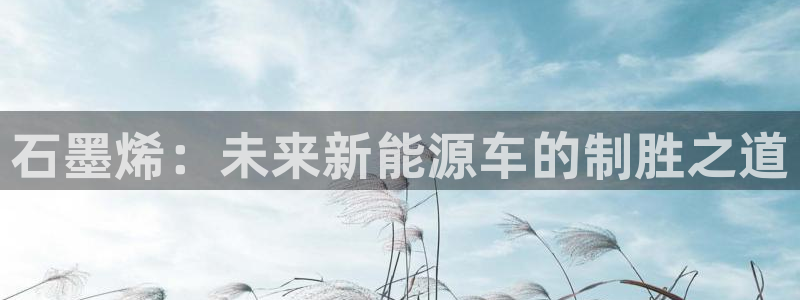优发国际游戏：石墨烯：未来新能源车的制胜之道
